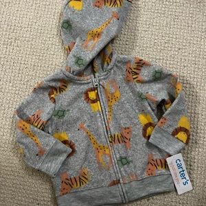 Carter’s Heather Animal Print Baby Jacket 9M